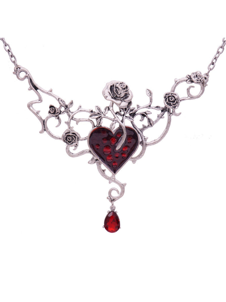 Halloween Heart Alloy Vintage Necklace — vintage elegance for the modern woman