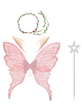 Halloween Magical Fairy Wings Costume Set - vintage fashion, retro style
