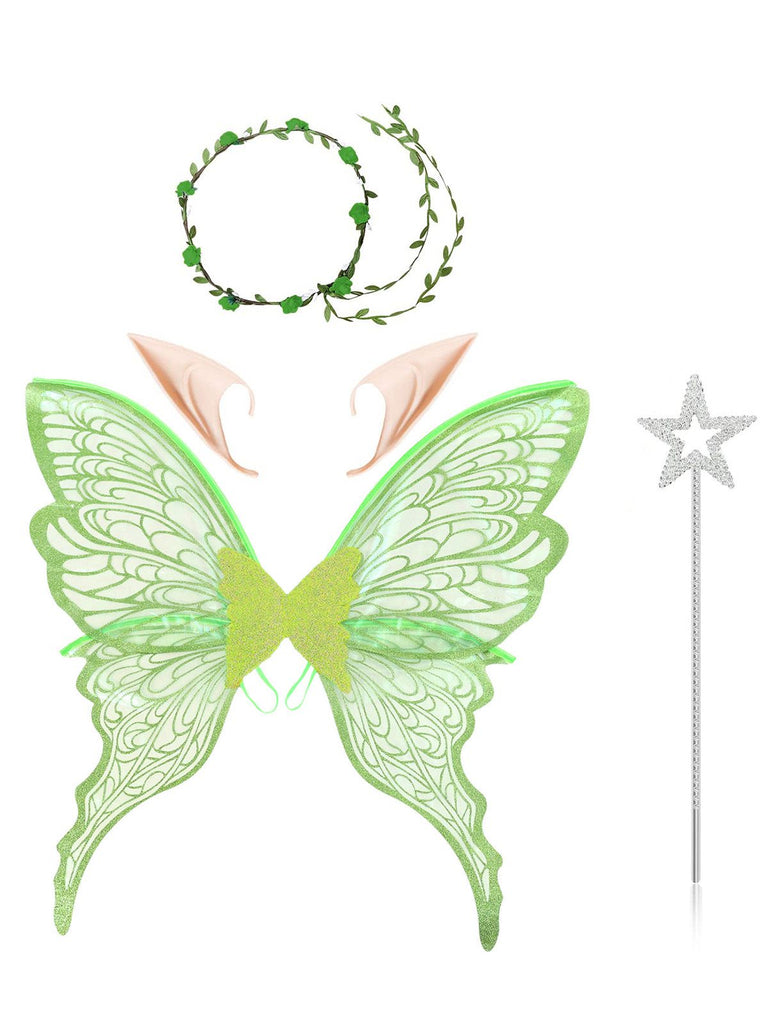 Halloween Magical Fairy Wings Costume Set - vintage fashion, retro style