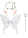 Halloween Magical Fairy Wings Costume Set - vintage fashion, retro style