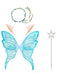 Halloween Magical Fairy Wings Costume Set - vintage fashion, retro style