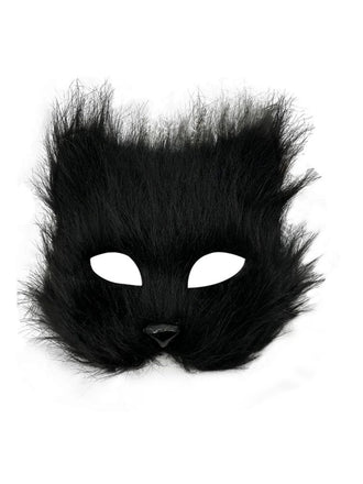 Halloween Party Furry Fox Mask - vintage fashion, retro style