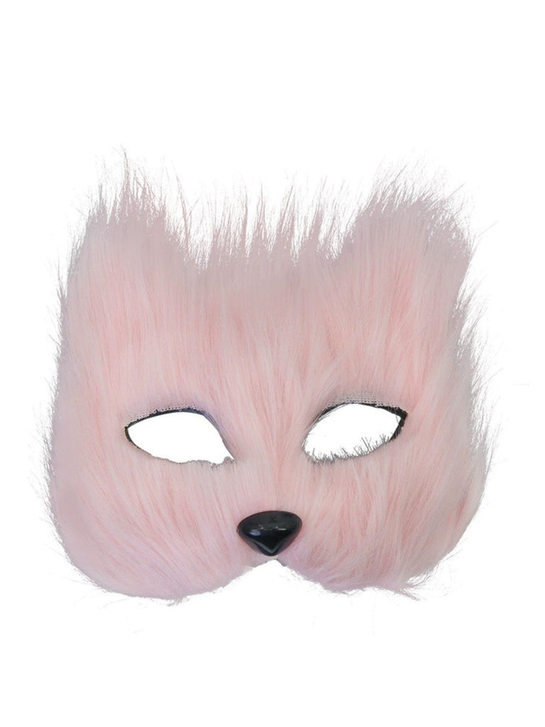 Halloween Party Furry Fox Mask - vintage fashion, retro style