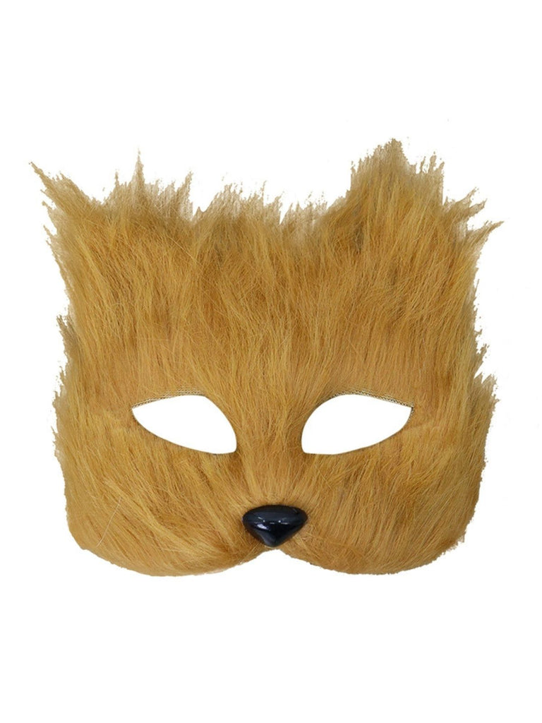 Halloween Party Furry Fox Mask - vintage fashion, retro style