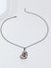 Halloween Skull Heart Pendant Necklace: vintage detail work for the woman who notices