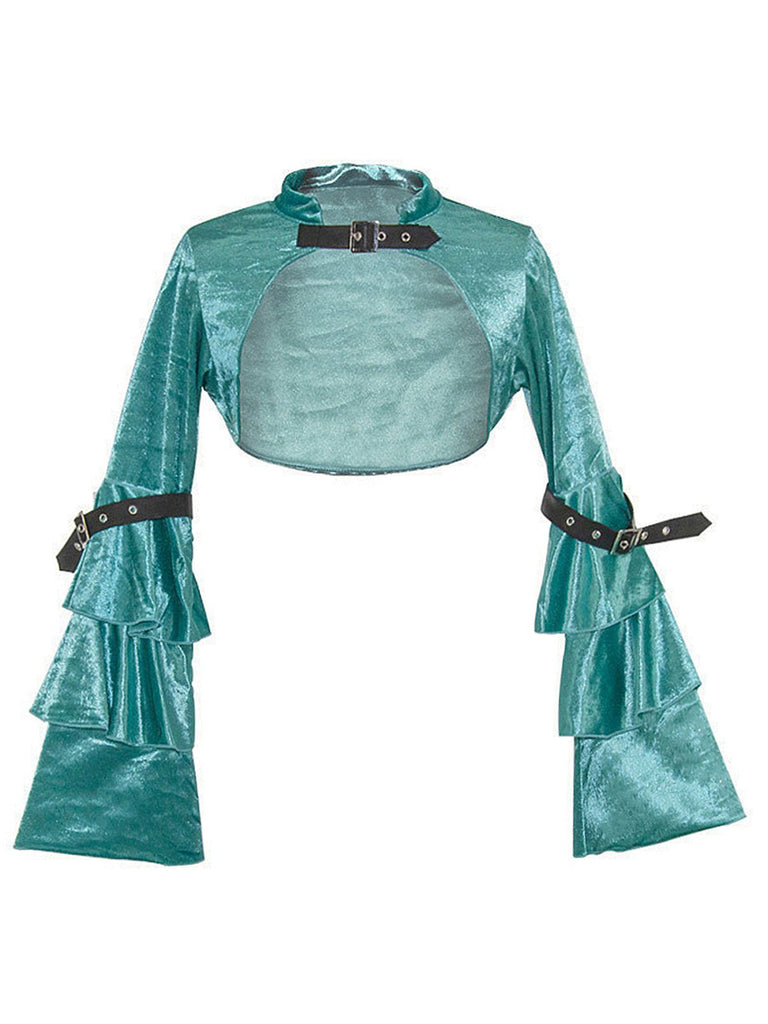 Halloween Steampunk Leather Gothic Cover-up — vintage elegance for the modern woman