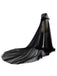 Halloween Vampire Bride Mesh Hooded Cape Cloak - vintage fashion, retro style