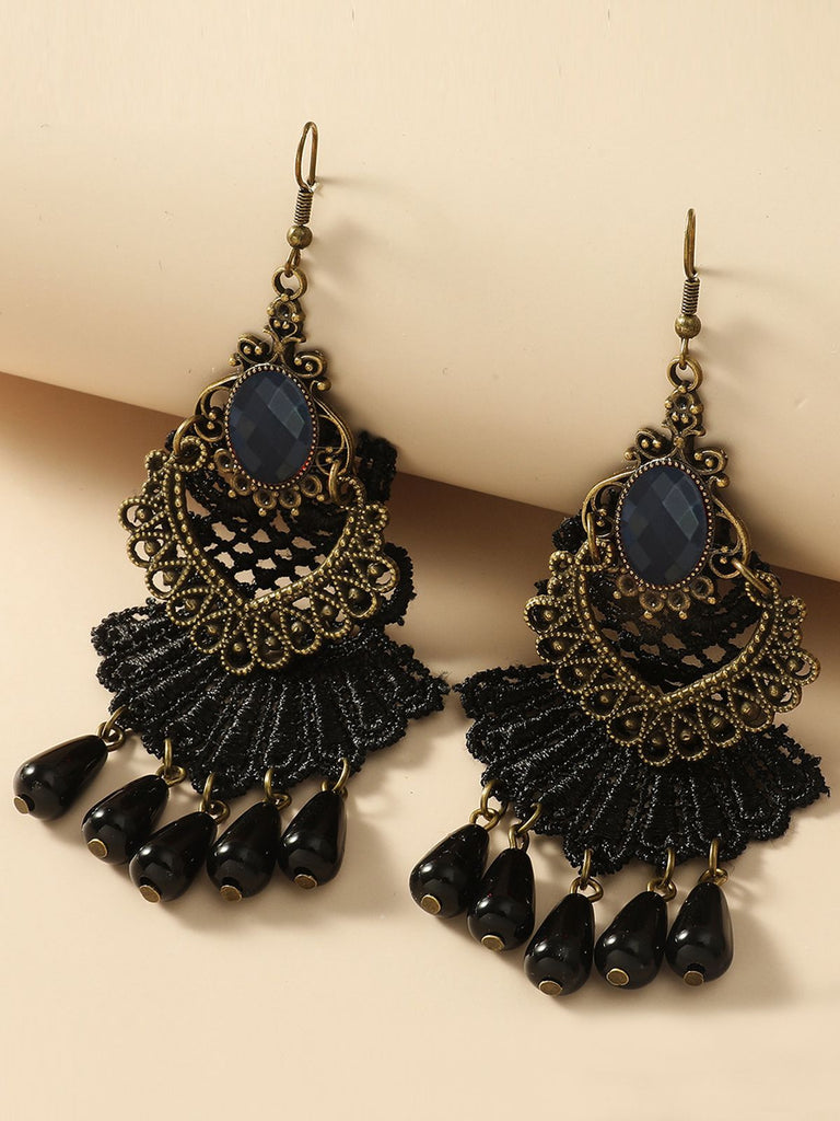 This Halloween Vintage Beading Earrings carries 1950s stories waiting to be told
