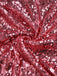 Pink 1920s Sequin Cap-Sleeve High Slit Maxi Dress