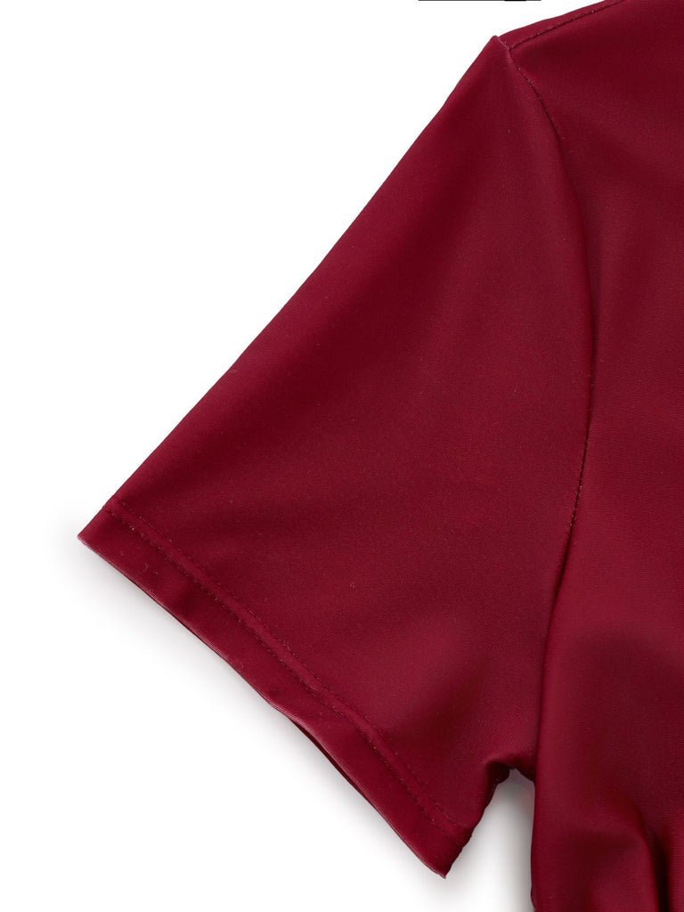 1980s Black Skull Rose Graphic Bikini Set