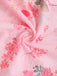 Pink 1970s Floral Lace Sheer Nightgown