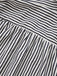 Black&White 1970s Striped Ruched Spaghetti Strap Dress