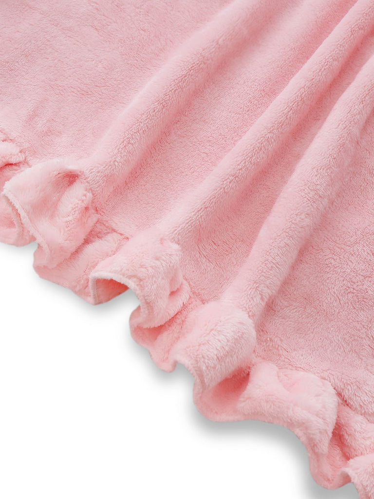 1930s Long Sleeve Flannelette Pajama Robe