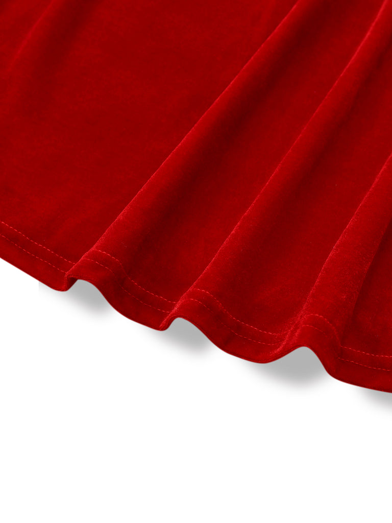 Red 1980s Strawberry Tube Mini Costume Dress