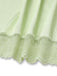 Green 1960s Lace Satin V-Neck Spaghetti Strap Nightgown