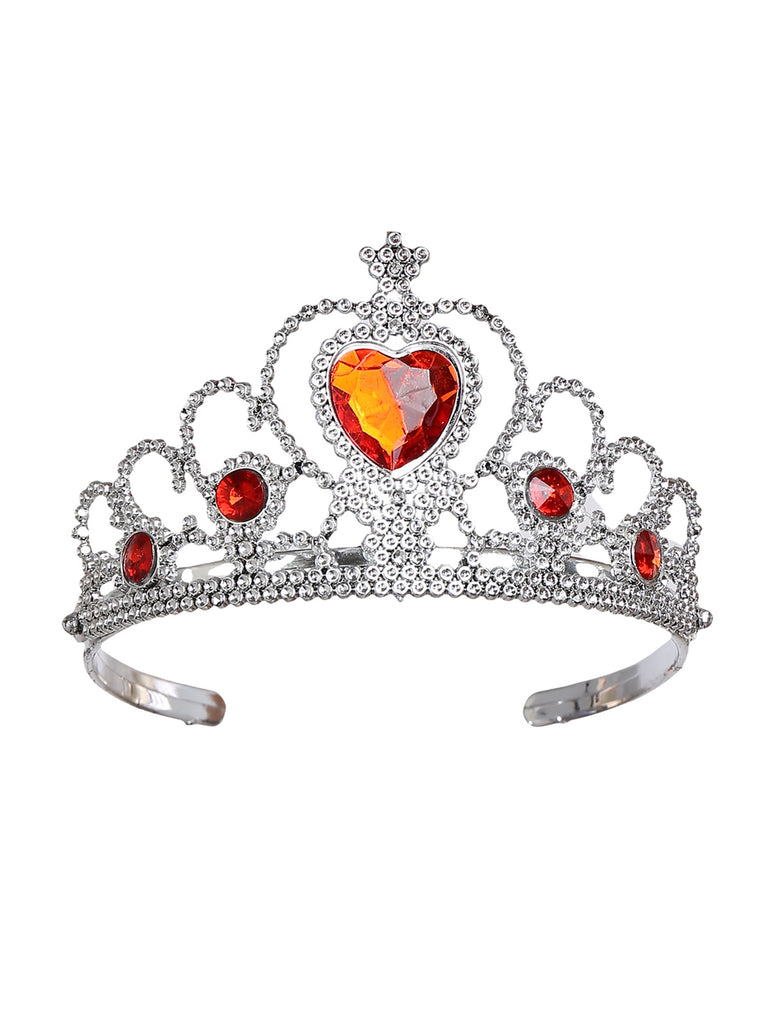 1950s Queen Of Hearts Inspired Halloween Dress With Crown