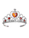 1950s Queen Of Hearts Inspired Halloween Dress With Crown