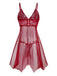 1950s Slip Lace Bow Sheer Nightdress