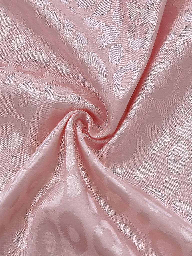 1950s Leopard Print Lace-Up Robe