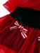 1960s Mesh Bow Christmas Tree Dress