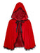 Red 1980s Velvet Lace Sequined Strapless Dress & Cape