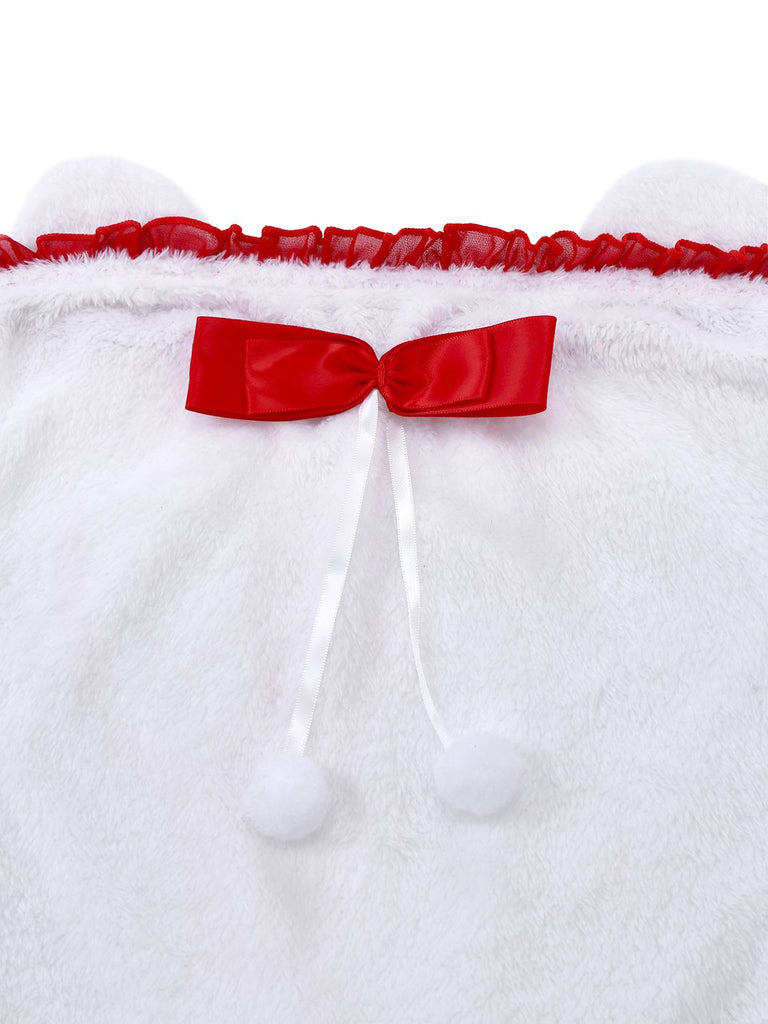 1960s Bow Bell Fluffy Tail Bunny Nightgown