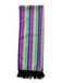 1970s Rainbow Halloween Print Vampire Bride Dress