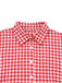 2PCS 1960s Oktoberfest Costume Plaids Blouse & Shorts