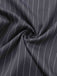 1940s V-Neck Halter Buttoned Pinstripe Jumpsuit