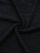 Black 1970s Solid Halter Knit Dress