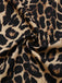 1970s Lapel Leopard Sleeveless Belted Jumpsuit
