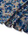 Blue 1950s Floral Print Spaghetti Strap Dress
