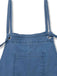 Blue 1950s Bow Tie Denim Romper