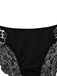 Black 1950s Velvet Lace Slip Nightgown