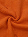 Orange 1970s Halloween Distressed Pumpkin Knit Hoodie Dress