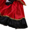 2PCS Red 1970s Riding Hood Costume Cape With Corset Dress