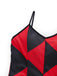 1970s Ruffled Collar Halloween Clown Costume Set