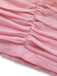 1960s Strapless Gradient Ruched Bodycon Dress With Scarf