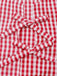 2PCS 1950s Plaid Ruffled Bow Vest & Shorts