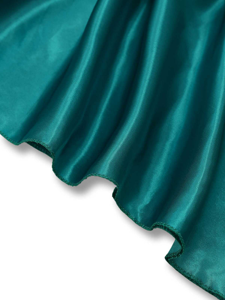 1950s Mermaid Princess Ariel Costume Dress With Crown