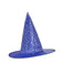 Blue 1970s Halloween Starry Witch Tulle Costume Dress