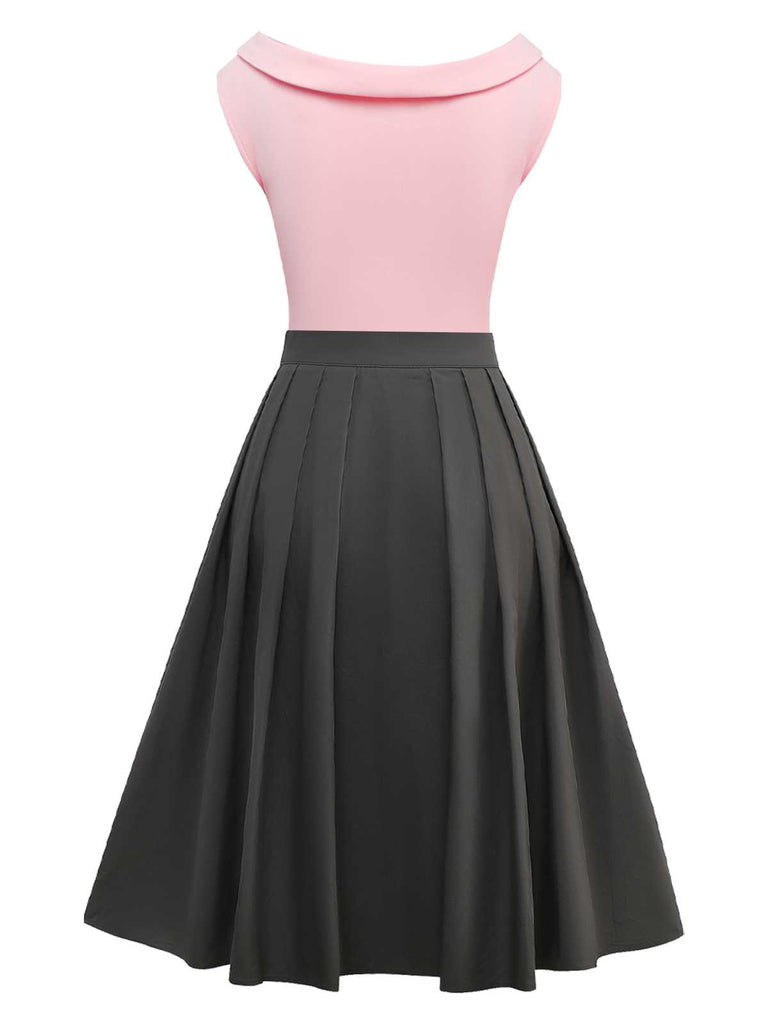 [Pre-Sale] 2PCS 1950s Boat Neck Top & Pocket Cotton Pleated Skirt
