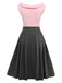 [Pre-Sale] 2PCS 1950s Boat Neck Top & Pocket Cotton Pleated Skirt