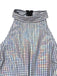 Silver 1970s Disco Sleeveless Metallic Jumpsuit