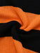 Black & Orange 1950s Halloween Bat Applique Knit Sweater