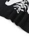 Black 1950s Halloween Skeleton Print Knit Sweater