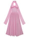 1950s Strapless Halter Neck  Dress