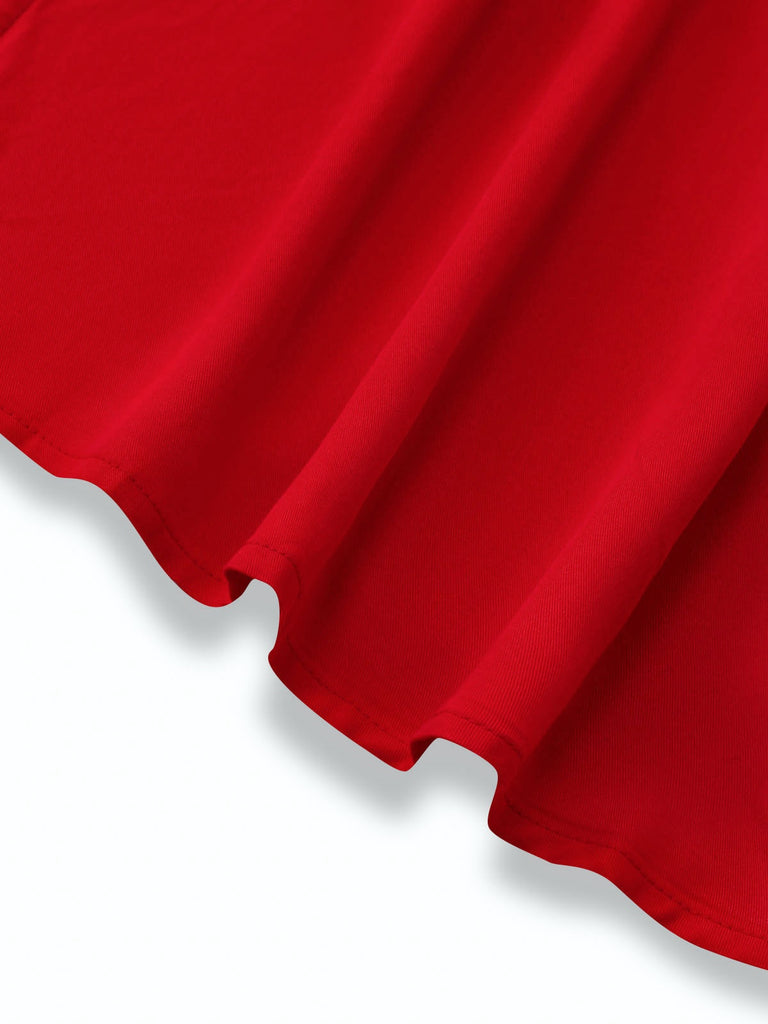 1950s Sleeveless Backless Smocked Waist Slip Dress