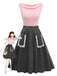 [Pre-Sale] 2PCS 1950s Boat Neck Top & Pocket Cotton Pleated Skirt