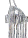 Silver 1970s Holographic Sequin Fringe Bikini Set